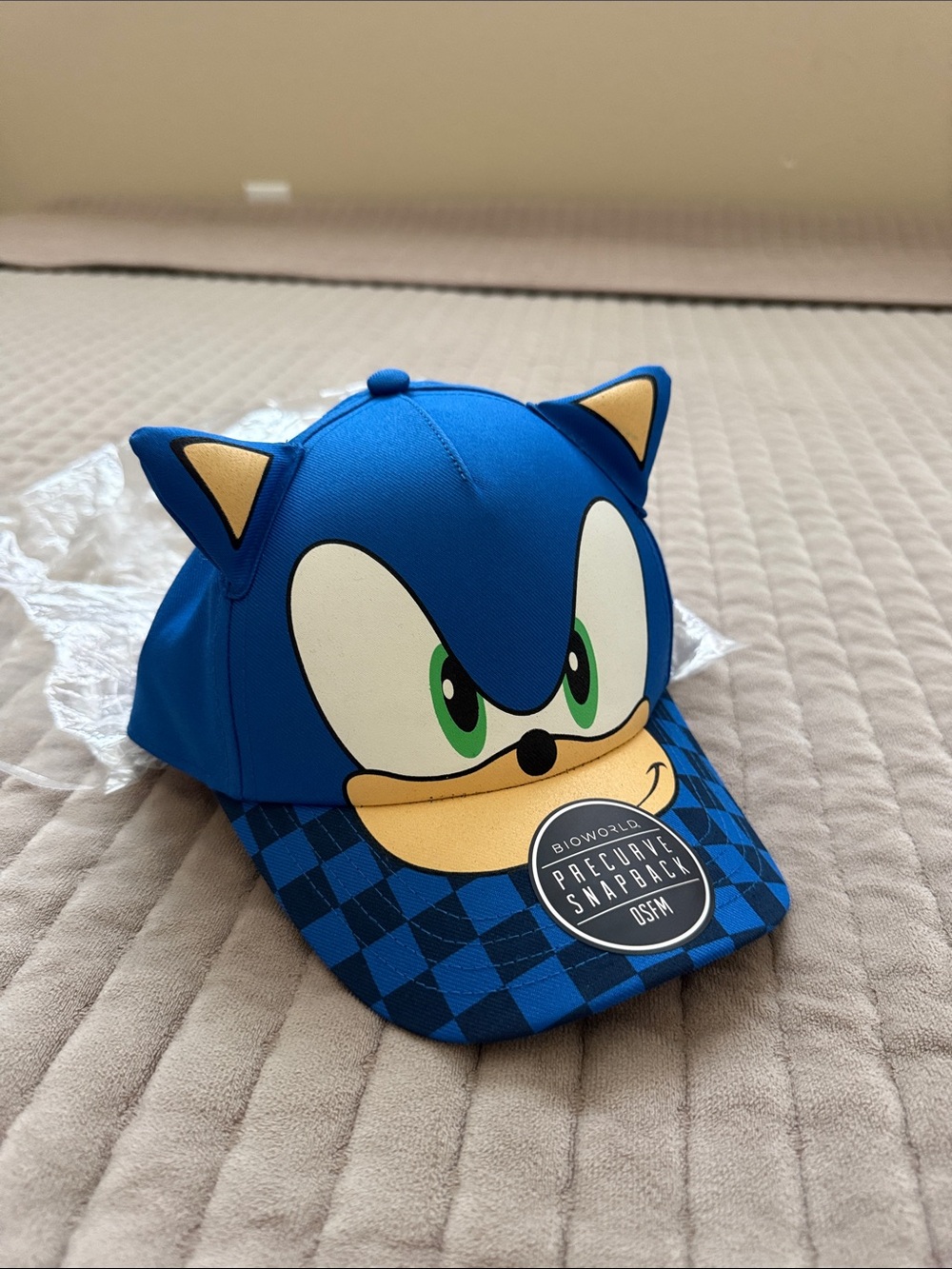 Sonic the Hedgehog Blue Kids Snapback Hat